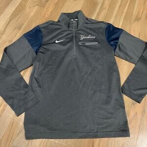 Nike New York Yankees Quarter Zip Sweater Size Small